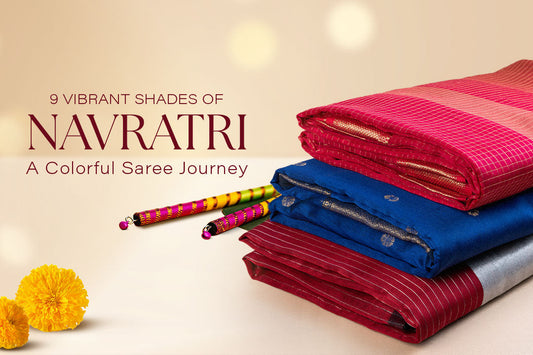 9 Colourful Sarees Shades of Navratri