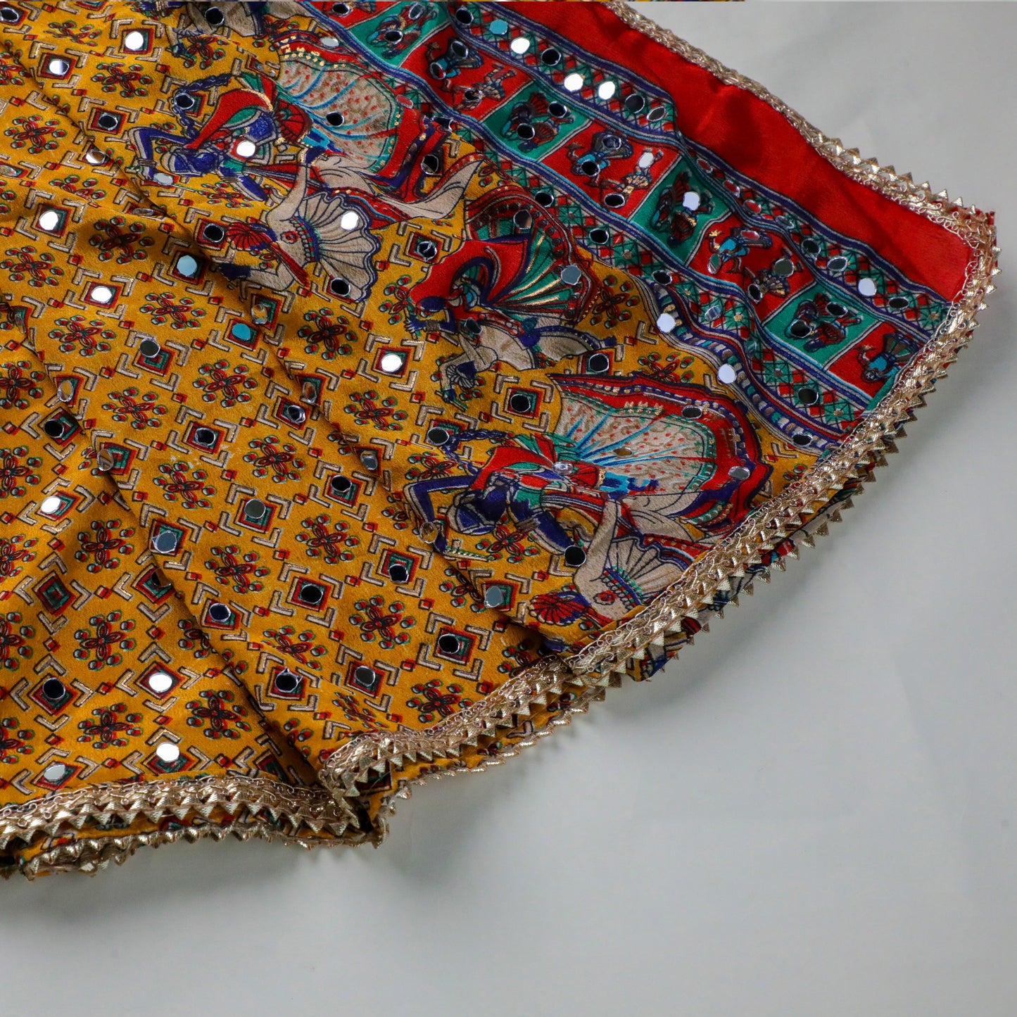 SNEHA – Yellow Printed Dupatta