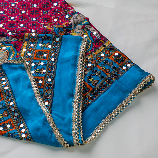 MISHTI – Pink Printed Dupatta