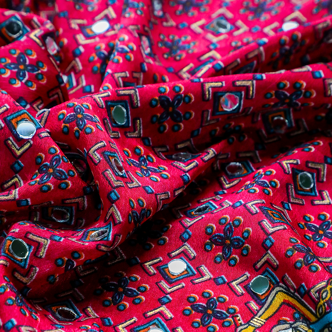 MISHTI – Pink Printed Dupatta