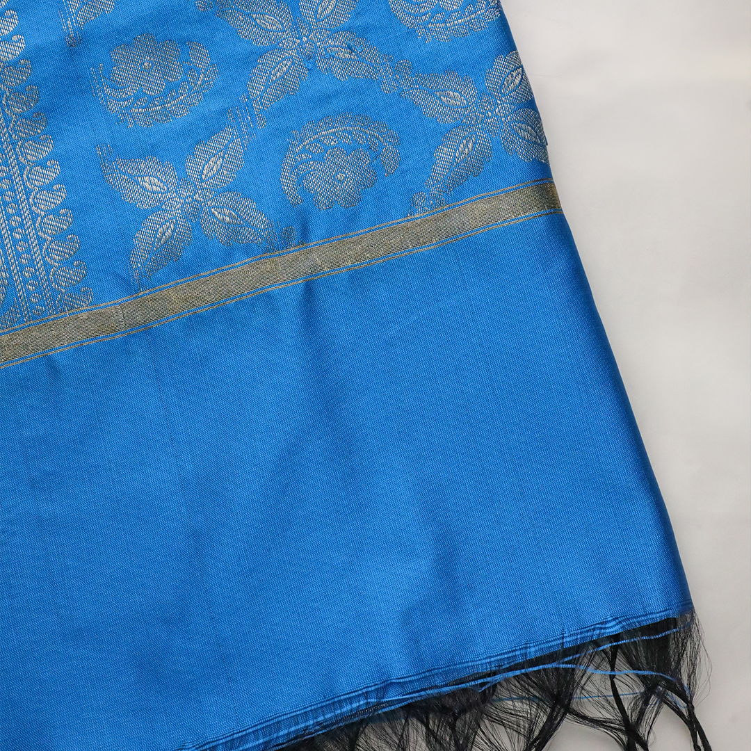 AKANSHA – Turquoise Blue Banarasi Style Dupatta