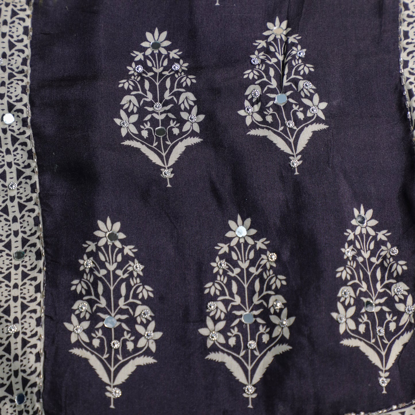 Black Cotton Kurta Suit Set