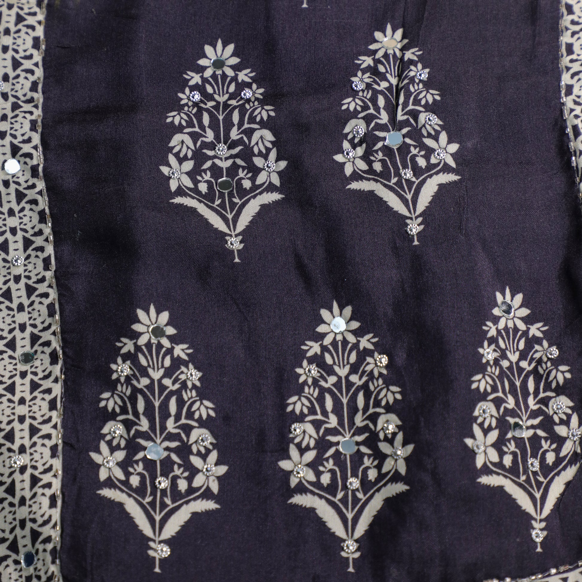 Black Cotton Kurta Suit Set