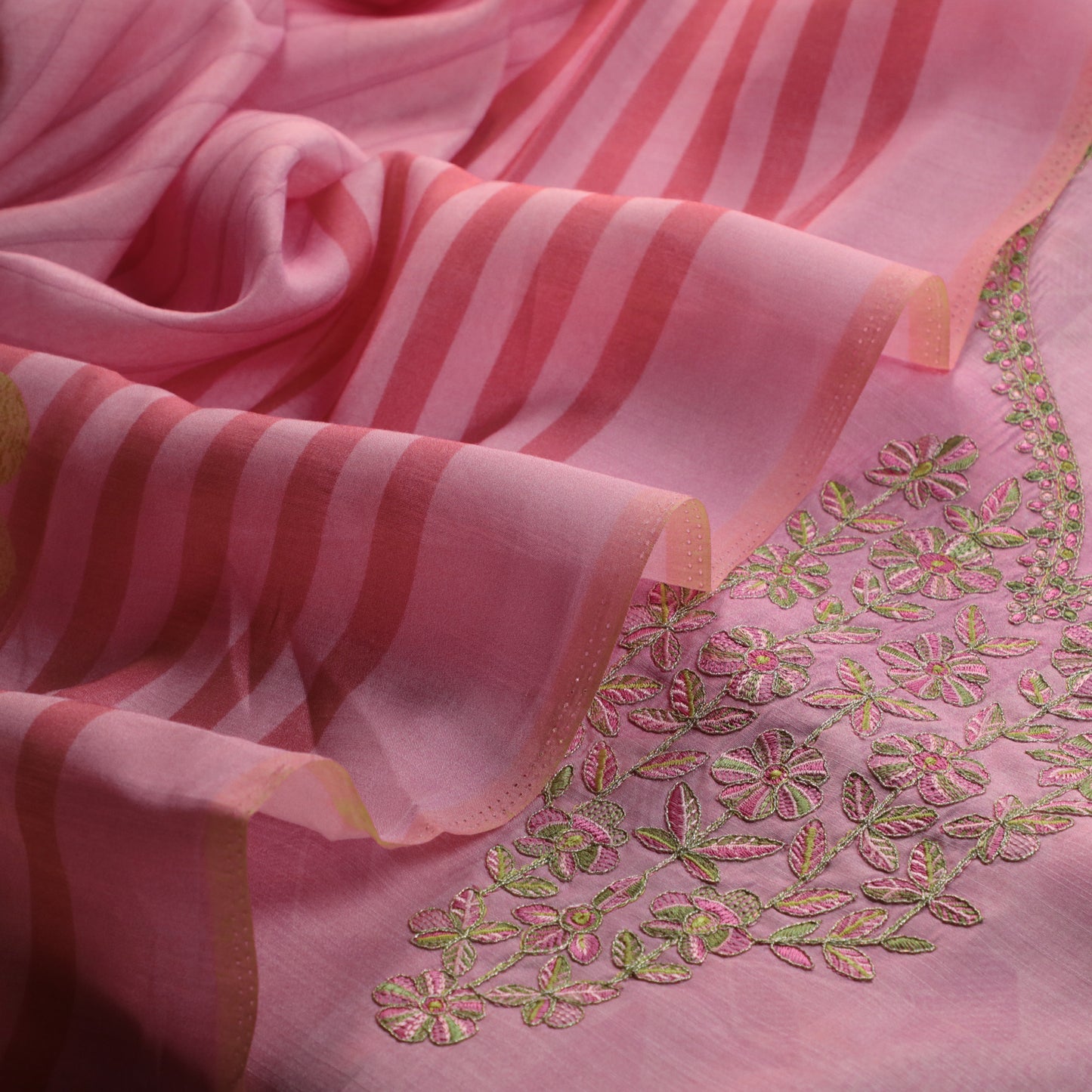 Baby Pink Silk Kurta Set