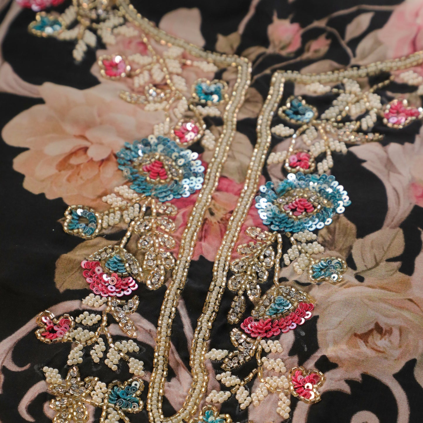 Black Organza Kurta Set - Anilaa