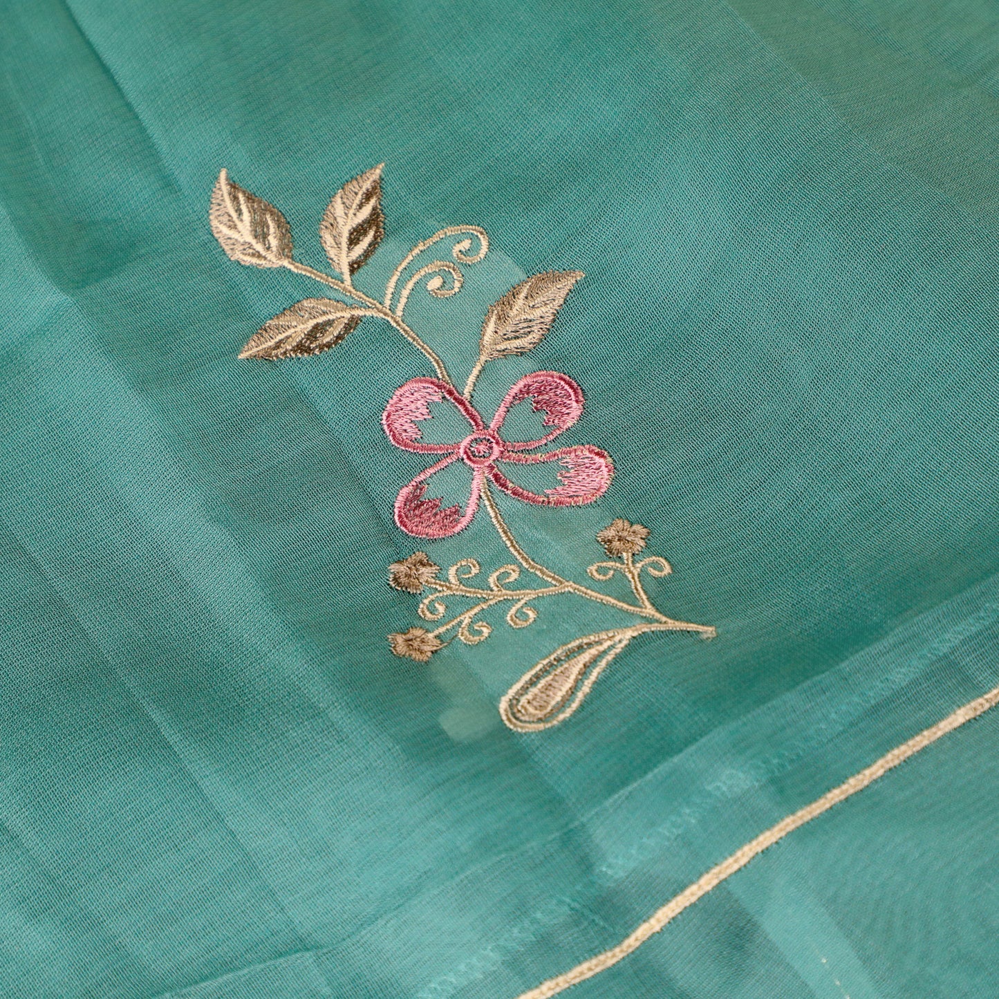 Green Cotton Suit Set