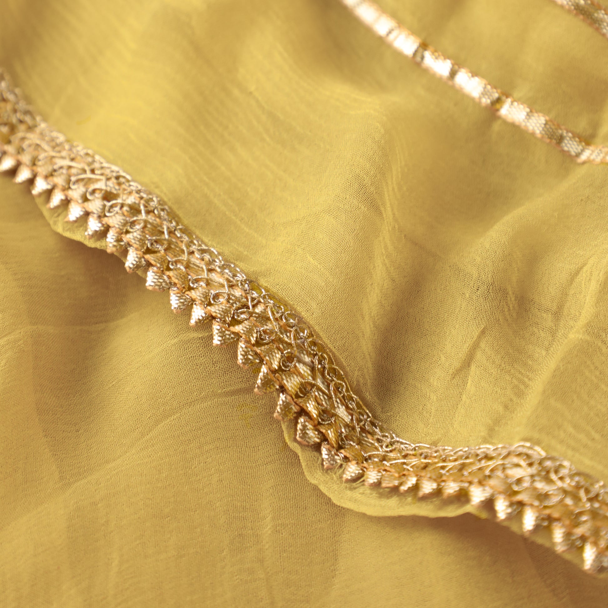 Yellow Georgette Kurta Suit Set - Anilaa