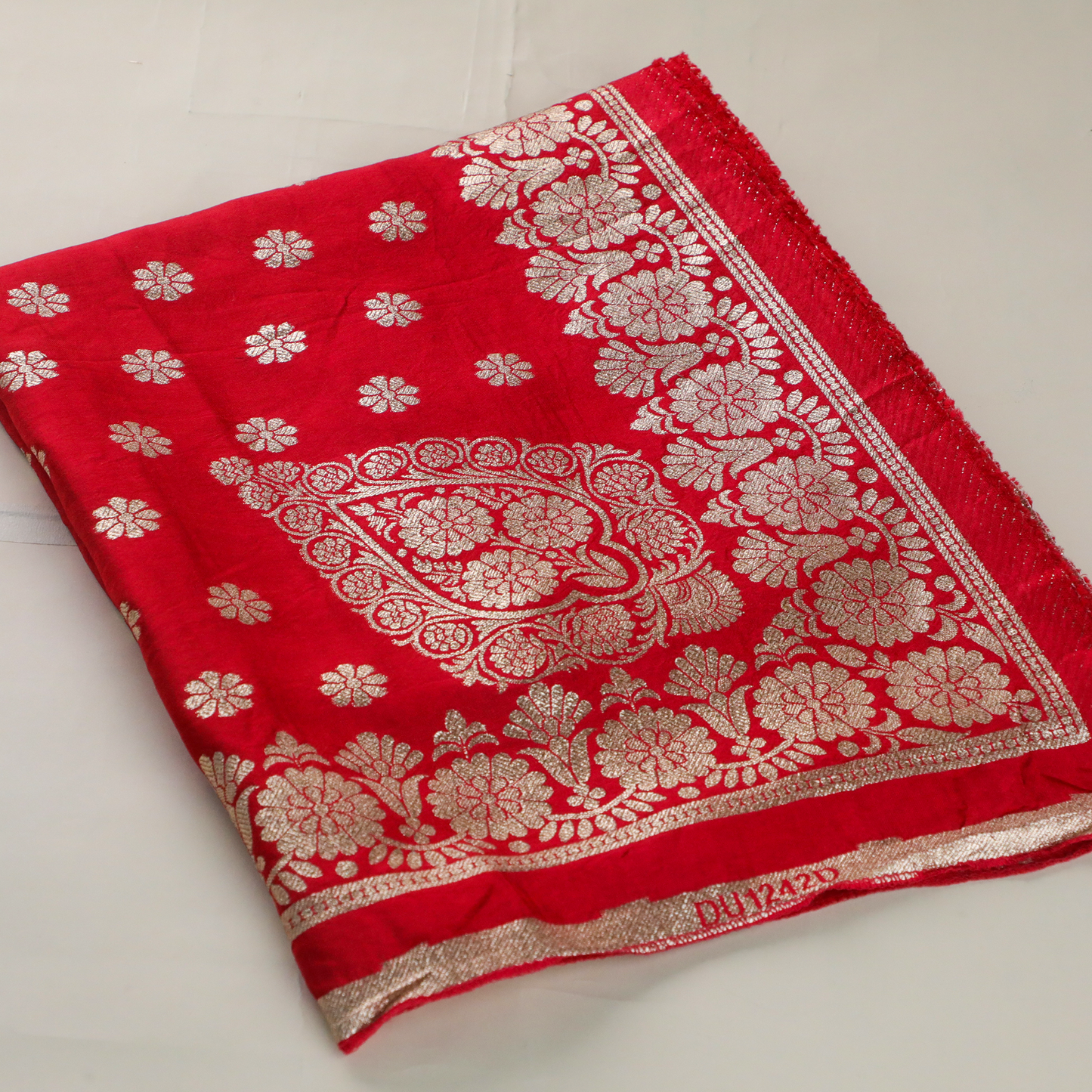 KASTURI – Red Dola Weave Dupatta