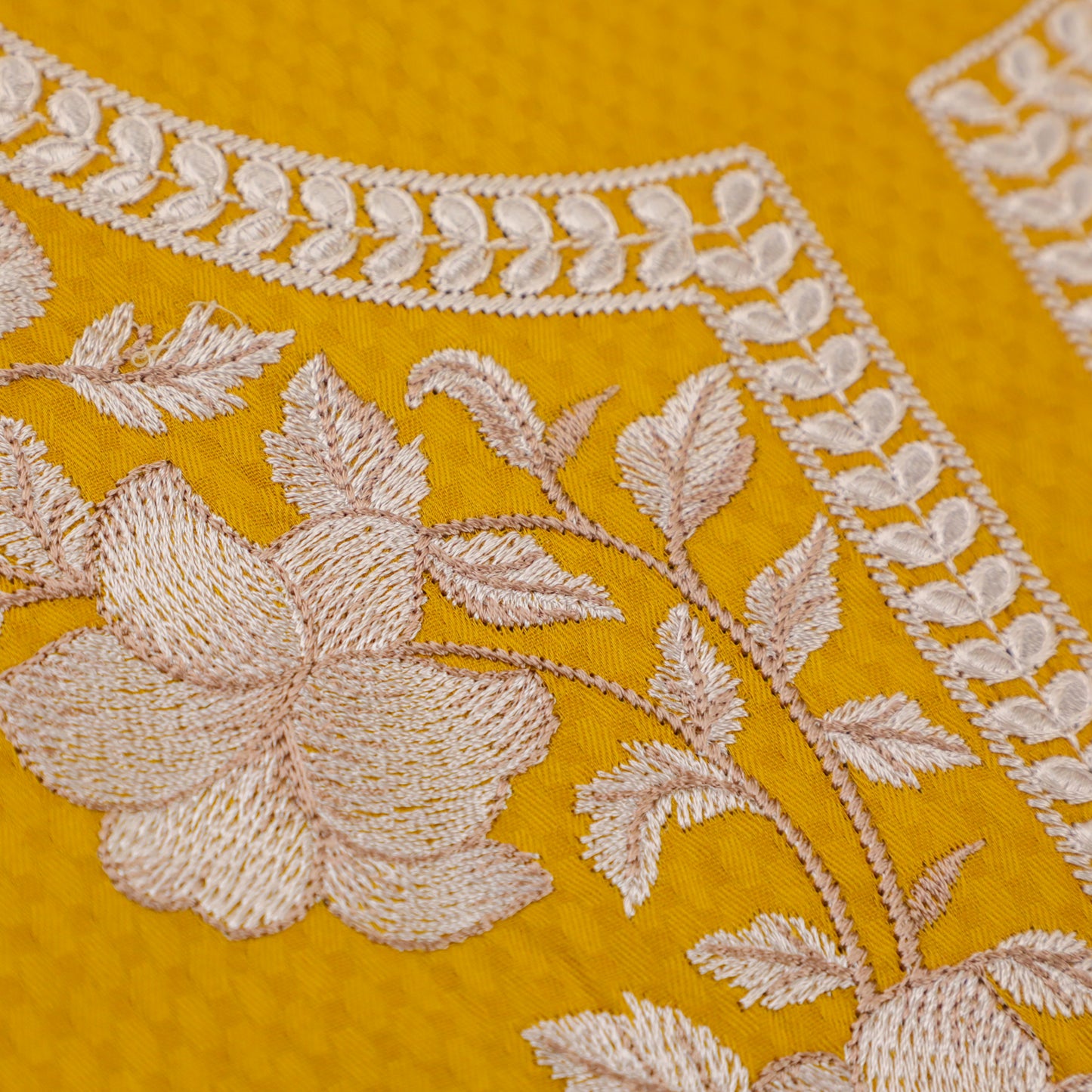 PRATHA – Mustard Yellow Cotton Suit Set