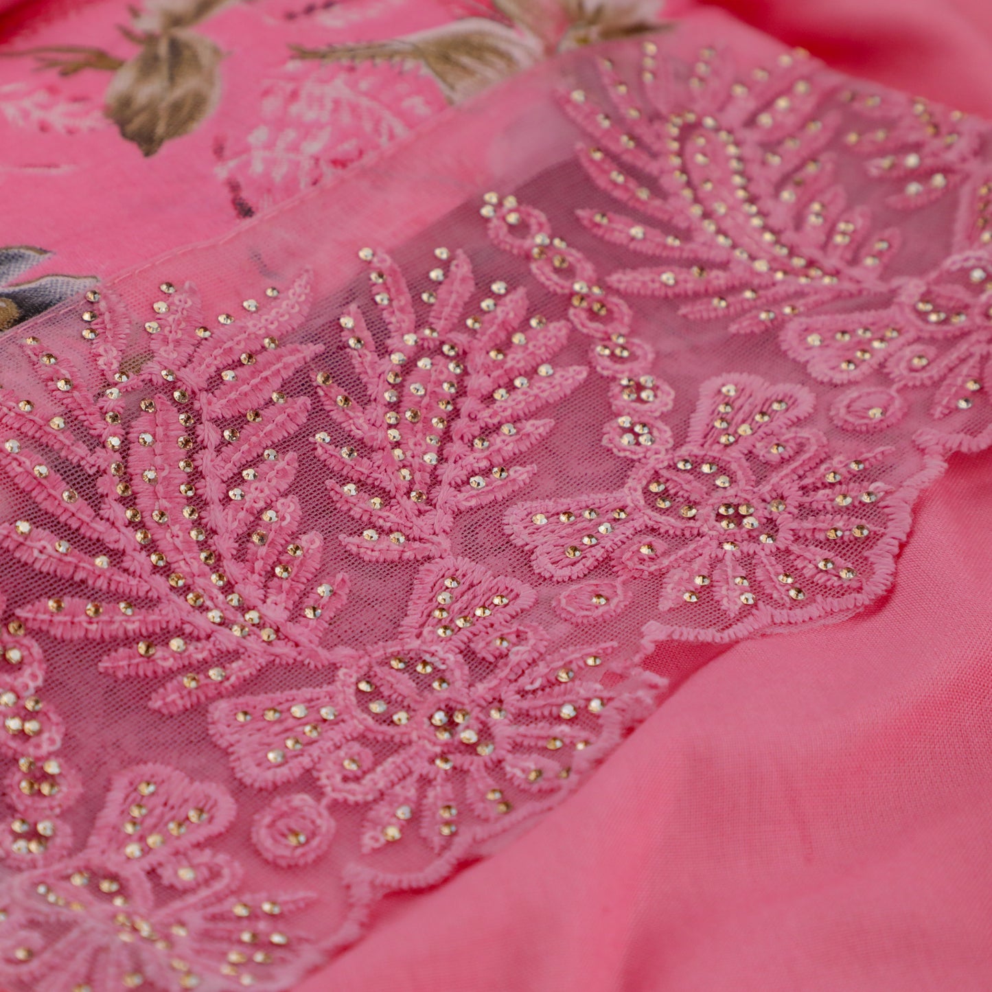 PURVA – Pink Cotton Suit Set