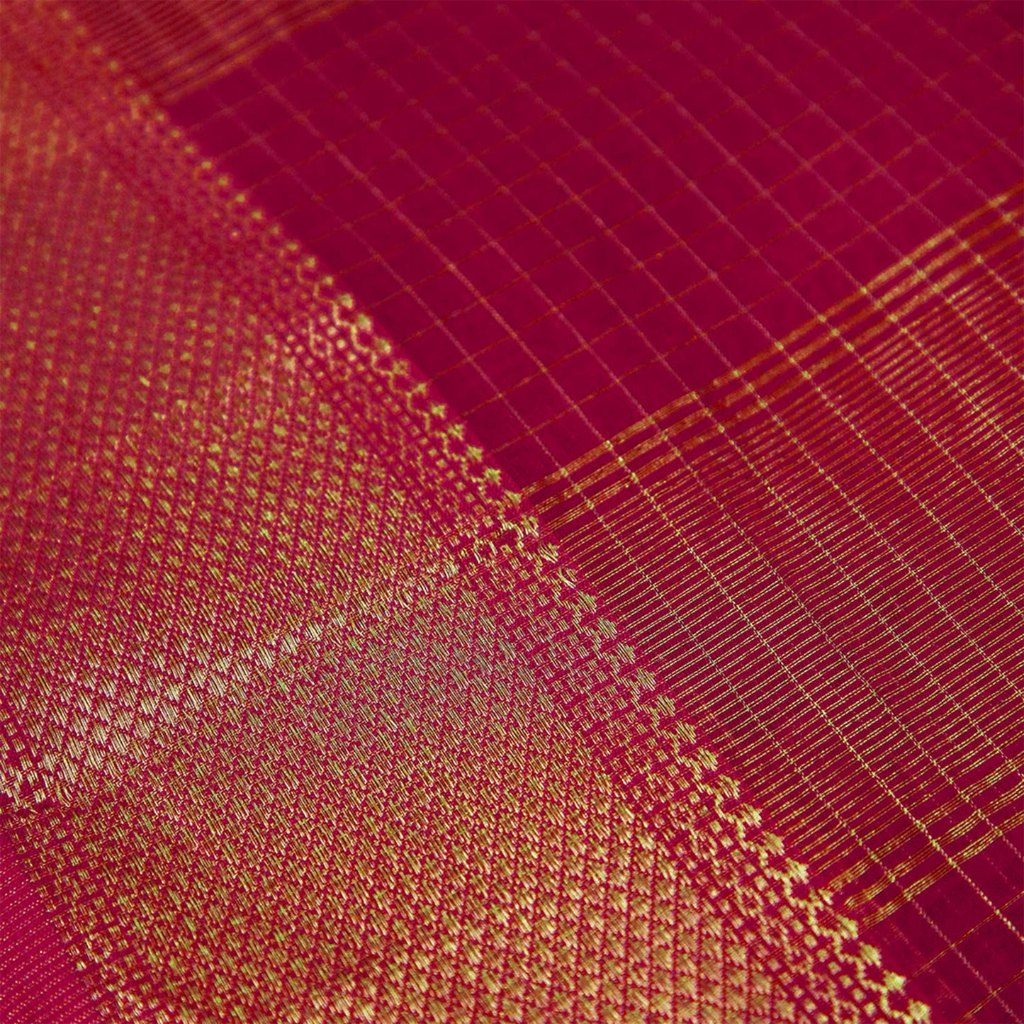 Pink Silk Maheshwari Saree