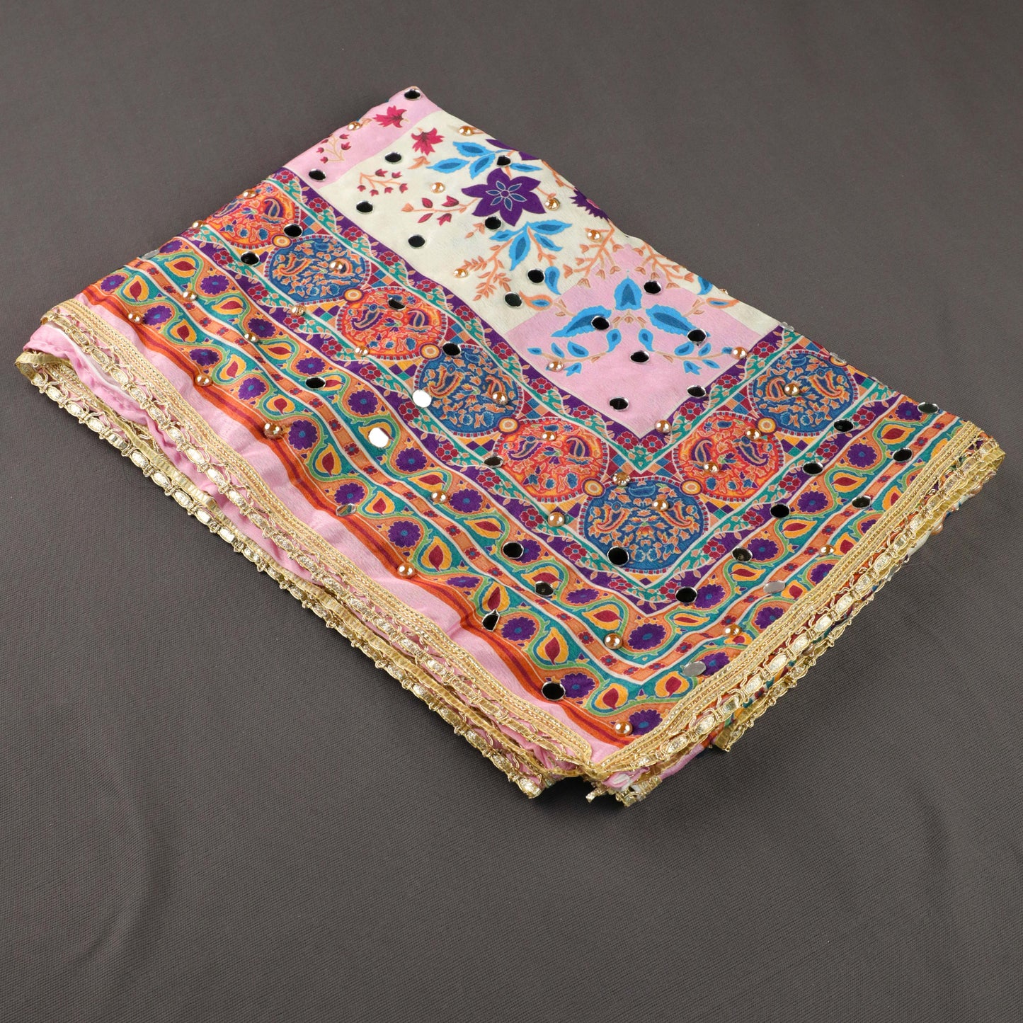 RASHMI – Lavender Digital Printed Chinnon Dupatta