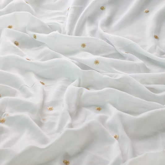 SAISHA – White Chinnon Dupatta