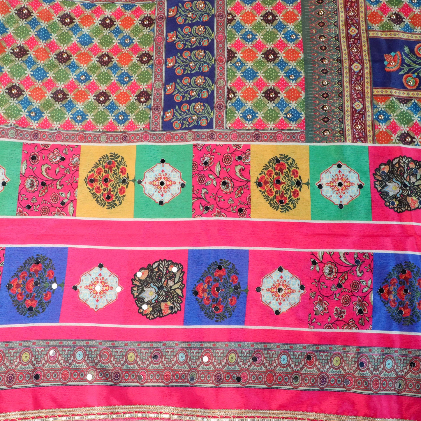 SMRITI – Pink Digital Printed Chinnon Dupatta
