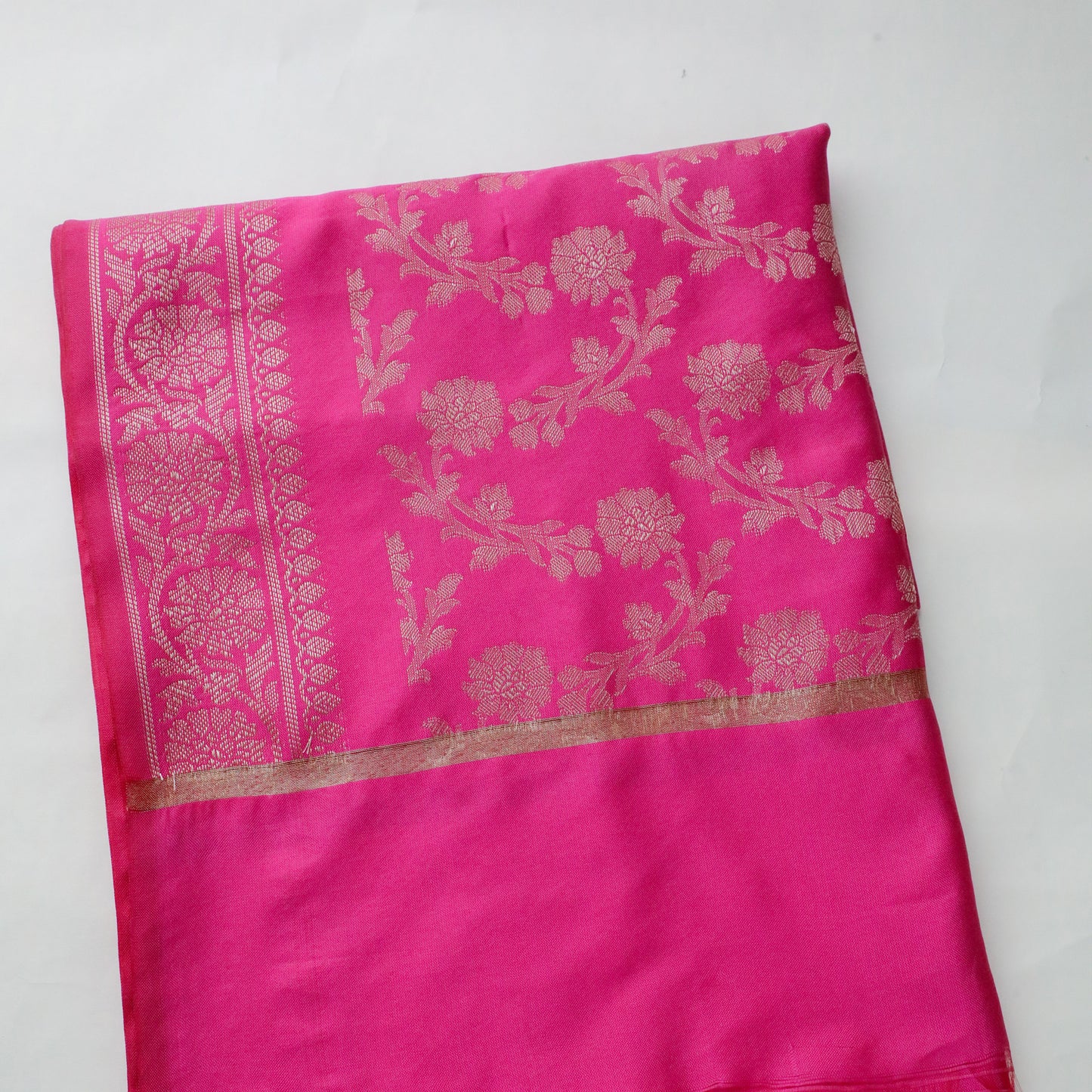 SANDHYA – Dark Pink Banarasi Style Dupatta